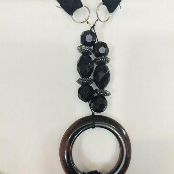 Majora Black and White Strapless Stretch Maxi Dress Size M - Picture 2 of 6